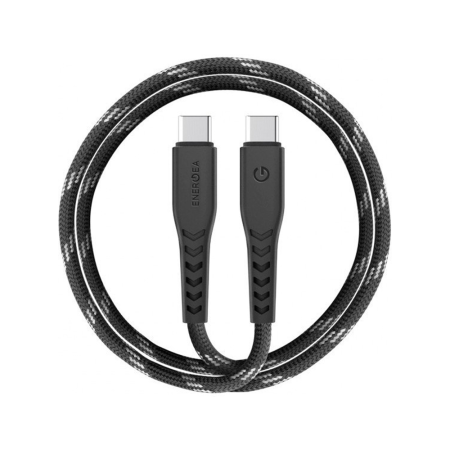 EnergEA кабель Type-C/Type-C NyloFlex 480Mbps 0.3м (черный) CBL-NF20CC-BLK030