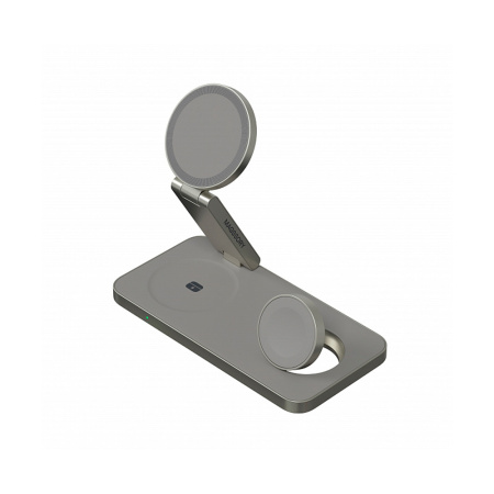 Magssory БЗУ Yoga 3 в 1 Qi2 (титановый) WCH016t