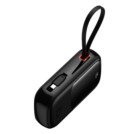 Baseus внешний аккумулятор с кабелем Type-C Qpow Pro+ 22.5W 20000mAh (черный) P10067103113-00 Baseus внешний аккумулятор с кабелем Type-C Qpow Pro+ 22.5W 20000mAh (черный) P10067103113-00