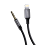 Deppa кабель Aux/Lightning 1.2м (черный) 72402 Deppa кабель Aux/Lightning 1.2м (черный) 72402