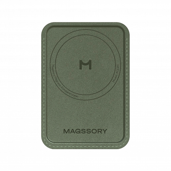 Magssory бумажник-подставка MagSafe Kickstand Wallet (зеленый) ACL011