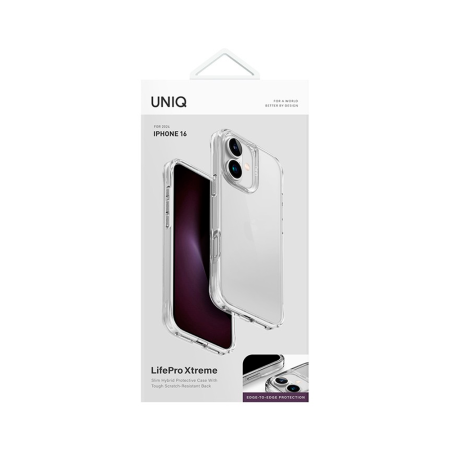Uniq чехол для iPhone 16 Lifepro Xtreme (прозрачный) IP6.1(2024)-LPRXCLR Uniq чехол для iPhone 16 Lifepro Xtreme (прозрачный) IP6.1(2024)-LPRXCLR