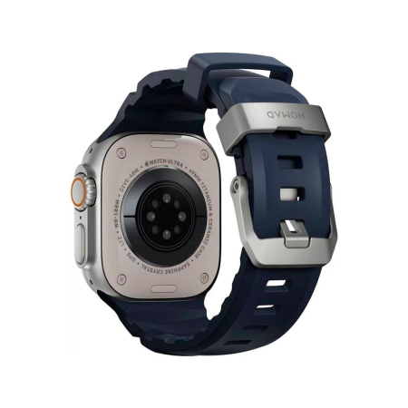 Nomad ремешок Rocky Point Band (Silver) 46/49 мм (синий) NM013589858