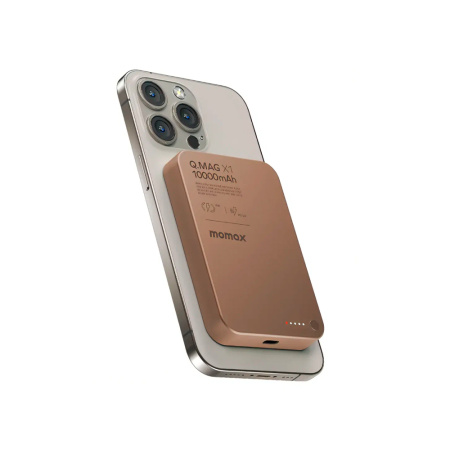 Momax внешний аккумулятор MagSafe Q.Mag X1 10000mAh (оранжевый)
