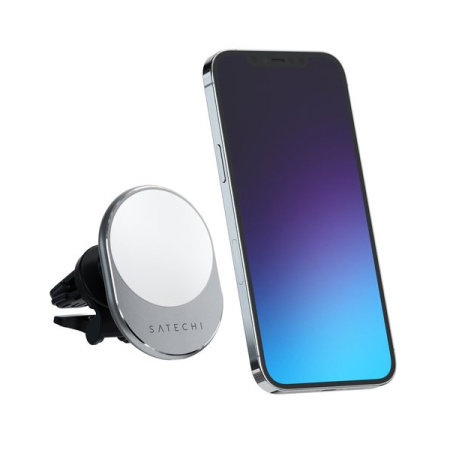 Satechi автодержатель Magnetic Wireless Car Charger (серый) ST-MCMWCM