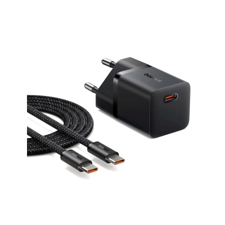Baseus СЗУ Gan5 25W Type-C + кабель Type-C (черный) P10110909113-01