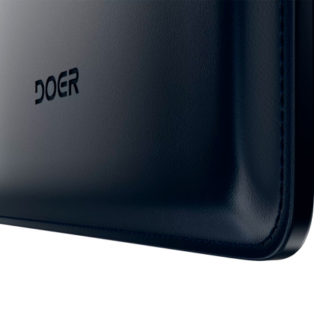 Doer чехол-папка для MacBook 14.2 из натуральной кожи (синий)