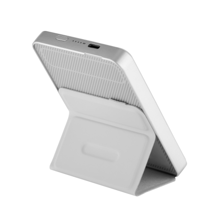 uBear внешний аккумулятор MagSafe с подставкой Backup 20W 5000mAh (белый) PB09LG5000-PDM