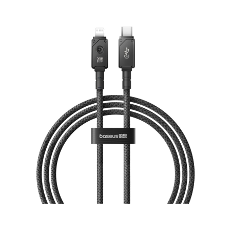 Baseus кабель Type-C/Lightning Unbreakable 20W 1м (черный) P10355803111-00