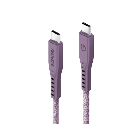EnergEA кабель Type-C/Type-C Flow PD240W 1.5м (фиолетовый) CBL-FLCC-PUR150M