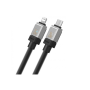 Baseus кабель Type-C/Lightning Crystal Shine 20W 1.2м (черный) CAJY000201