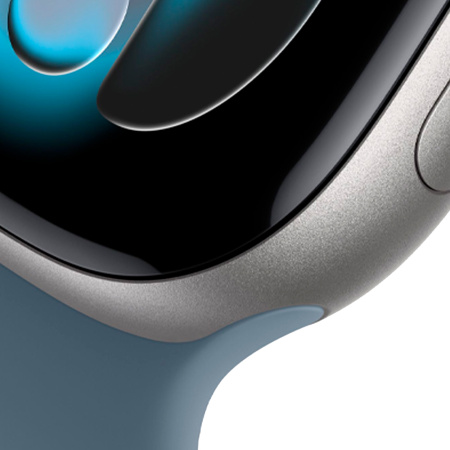 Apple Watch 11 46mm, алюминий, серый космос, спортивный черный ремешок S/M Apple Watch 11 46mm, алюминий, серый космос, спортивный черный ремешок S/M