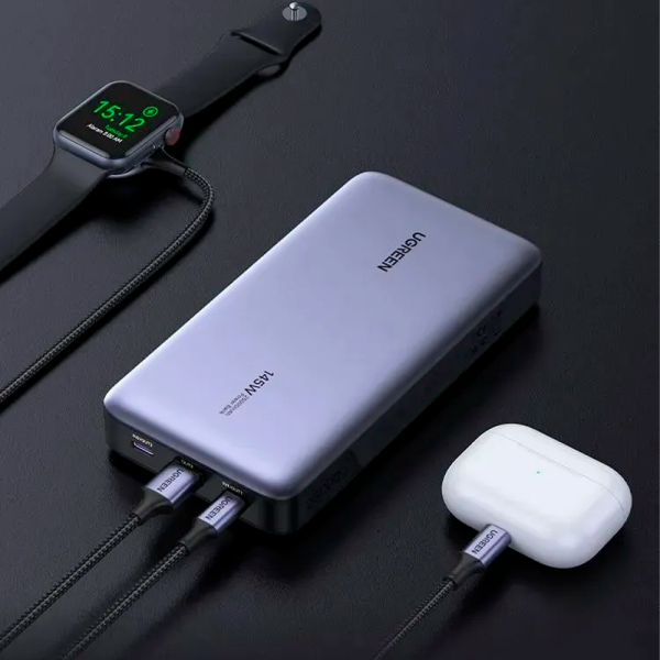 Ugreen внешний аккумулятор PB205 145W 25000mAh (серый) 90597A