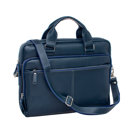 Lakestone сумка для MacBook 14.2 Glenroy нат. кожа (темно-синий) 926014/DB/1