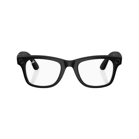 Ray-Ban экшн камера-очки Wayfarer Gen 2 M (Матовая черная оправа/Прозрачые линзы) (черный)