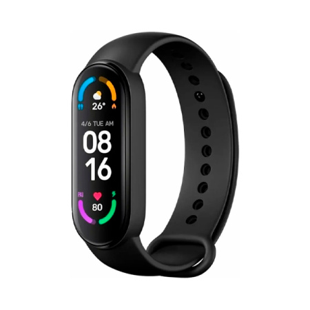 Xiaomi спортивный браслет с OLED дисплеем Mi Band 6 with NFC (черный) X32096 (BHR4954GL)