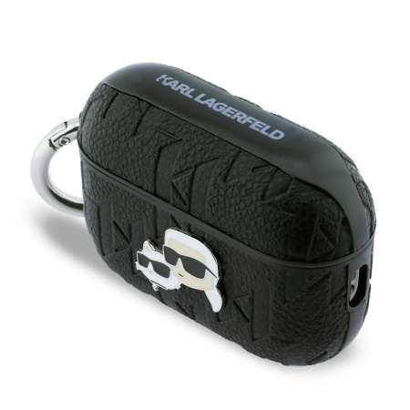 Lagerfeld чехол для AirPods Pro 3 PU Head Karl & Choup (черный) KLAP3PGKCPK