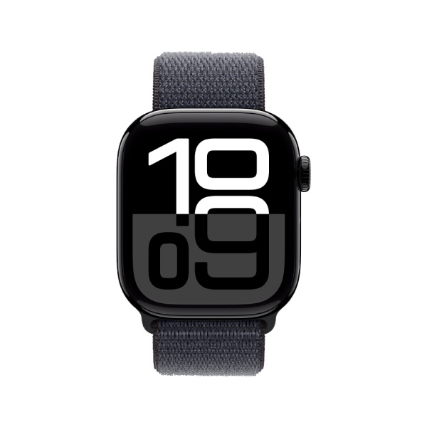 Apple Watch 10 42mm, алюминий, черный, нейлоновый черный ремешок Apple Watch 10 42mm, алюминий, черный, нейлоновый черный ремешок