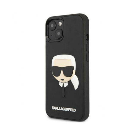 Karl Lagerfeld чехол для iPhone 14 3D Rubber Karl Head (черный) KLHCP14SKH3DBK