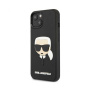 Karl Lagerfeld чехол для iPhone 14 3D Rubber Karl Head (черный) KLHCP14SKH3DBK