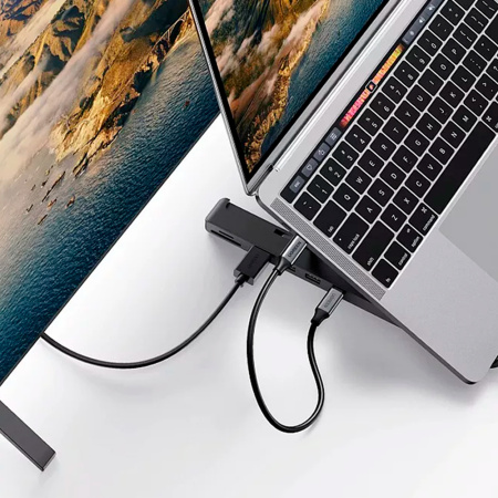 Ugreen хаб-подставка 5-port Foldable Docking Station (черный) 80551