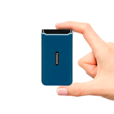 Transcend внешний SSD ESD370C USB 3.1 Gen 2 Type-C 1TB (синий) TS1TESD370C
