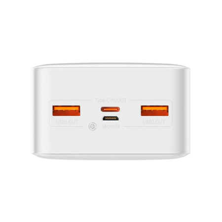 Baseus внешний аккумулятор Bipow 20W 30000mAh (белый) PPBD050402