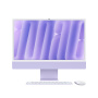 Apple iMac 24" 2024 M4 8CPU/8GPU/16GB/256GB SSD (фиолетовый) Apple iMac 24" 2024 M4 8CPU/8GPU/16GB/256GB SSD (фиолетовый)