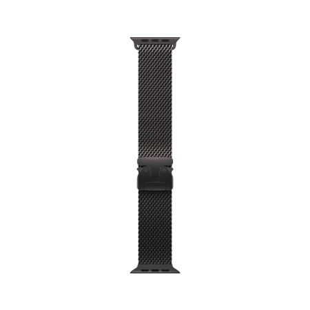 Apple Watch Ultra 2 49mm, черный, Titanium Milanese Loop S черный ремешок Apple Watch Ultra 2 49mm, черный, Titanium Milanese Loop S черный ремешок
