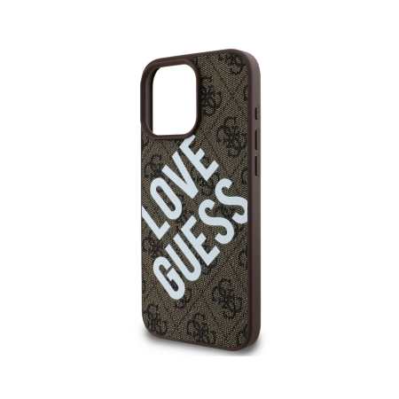 Guess чехол для iPhone 16 Pro Max Love Guess Logo MagSafe (черный) GUHMP16XP4PLGWK Guess чехол для iPhone 16 Pro Max Love Guess Logo MagSafe (черный) GUHMP16XP4PLGWK