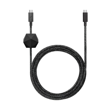 Native Union кабель Type-C/Type-C Desk Cable с фиксатором положения 2.4м (черный) DCABLE-C-CS-BLK-NP