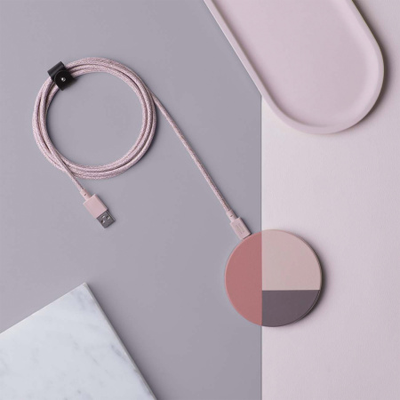 Native Union БЗУ стандарта Qi мощность 10W (розовый) DROP-ROSE-MARQ-V2 Native Union БЗУ стандарта Qi мощность 10W (розовый) DROP-ROSE-MARQ-V2