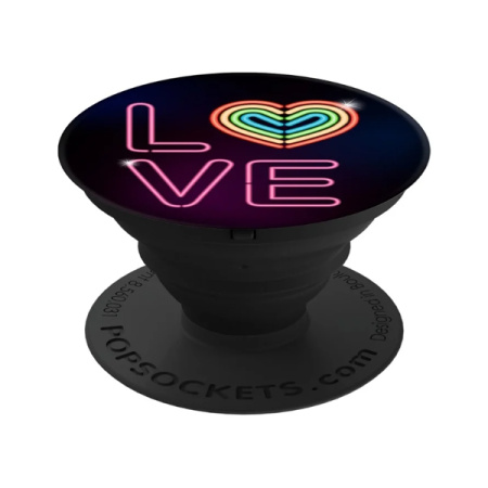 Popsockets держатель для телефона (Neon Love) 101552