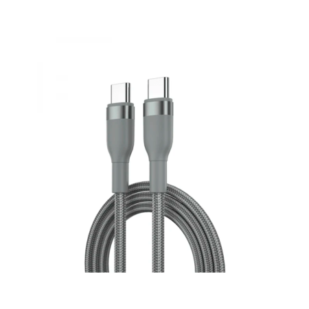 Wiwu кабель Type-C/Type-C Concise 100W 1.2м (серый)