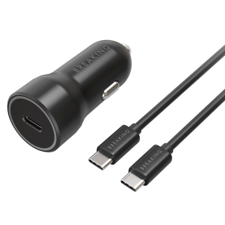 Breaking АЗУ A04 20W Type-C + кабель Type-C (черный) 23184