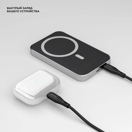 Deppa внешний аккумулятор MagSafe NRG MagSafe 20W 5000mAh (черный) 33664