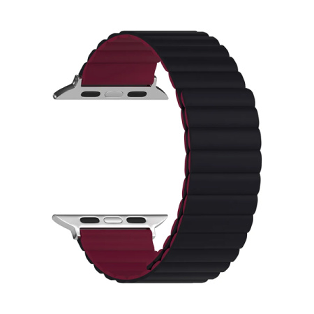 Lyambda ремешок Acrux 46/49 мм (черный/темно-красный) DSJ-30-44-BW