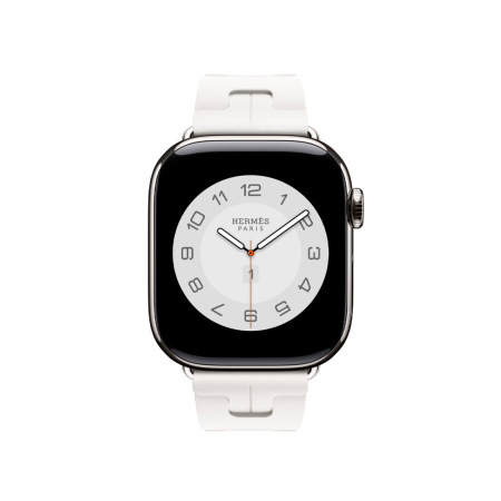 Apple ремешок Hermes Blanc Kilim 46/49 мм (белый)