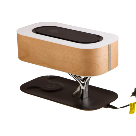 HomeTree умный светильник (3 в одном - колонка-беспроводная зарядка-светильник) YT-M1602-B2