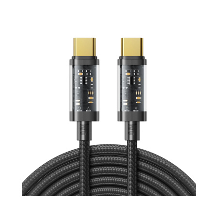 Joyroom кабель Type-C/Type-C 1.2м (черный) S-CC100A12 Черный