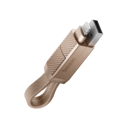 EnergEA кабель USB A (Type-C)/Type-C (Lightning) Bazic AluCable 4 в 1 0.15м (золот) CBL-GC4N1-GLD015