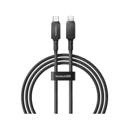 Baseus кабель Type-C/Type-C Unbreakable 20W 2м (черный) P10355800111-01