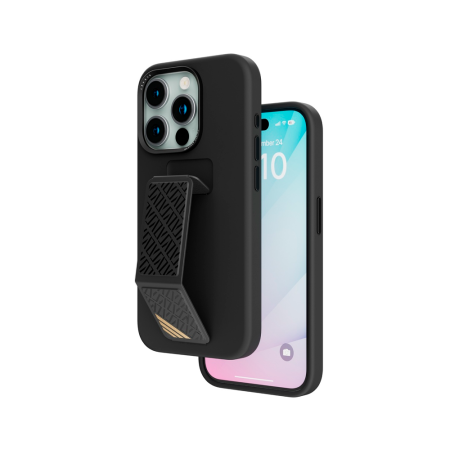 Levelo чехол для iPhone 15 Pro Morphix Silicone Grip (черный) LVLMS15PBK