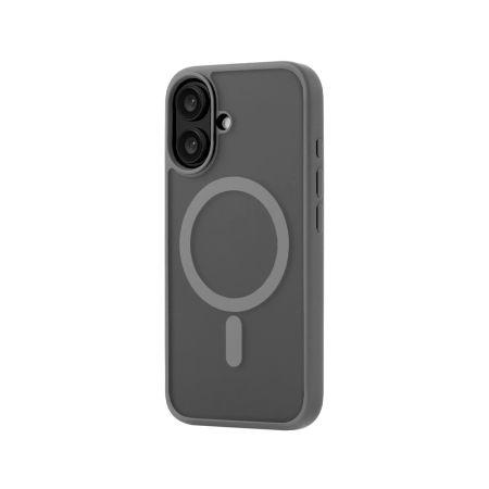 uBear чехол для iPhone 16 Cloud Mag Case MagSafe (серый) CS428GR61MT-I24M