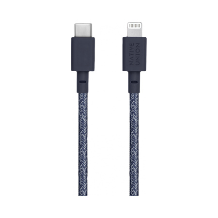 Native Union кабель Type-C/Lightning Belt 3м (индиго) BELT-CL-IND-3-NP