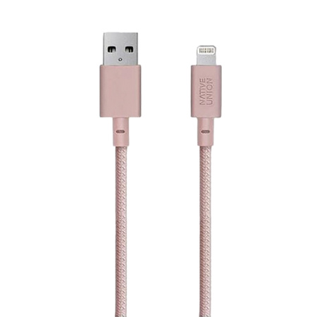 Native Union кабель с фиксатором положения NIGHT USB A/Lightning 3м (розовый) NCABLE-KV-L-ROSE