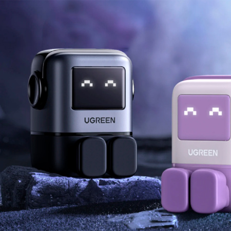 Ugreen СЗУ Nexode RG 65W 2х Type-C + USB A (серый) 25685B