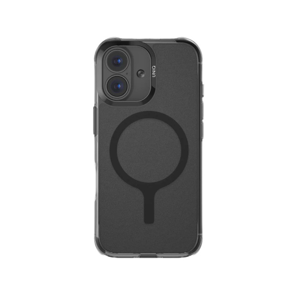 Uniq-чехол-для-iPhone-17-Lifepro-Xtreme-MagSafe-(темно-прозрачный)-IP6.3(2025)-LXAFMFSMK