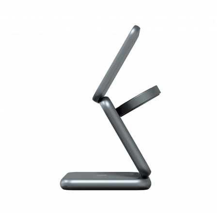 Magssory БЗУ Fold Pro Qi2 3 в 1 (серый) WCH063m
