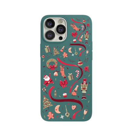VLP чехол для iPhone 13 Pro Max Winter (темно-зеленый) vlp-SCA21-67CEDG